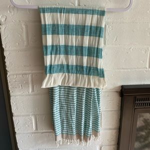 Toad&Co Multi-Stripe Scarf with Fringe